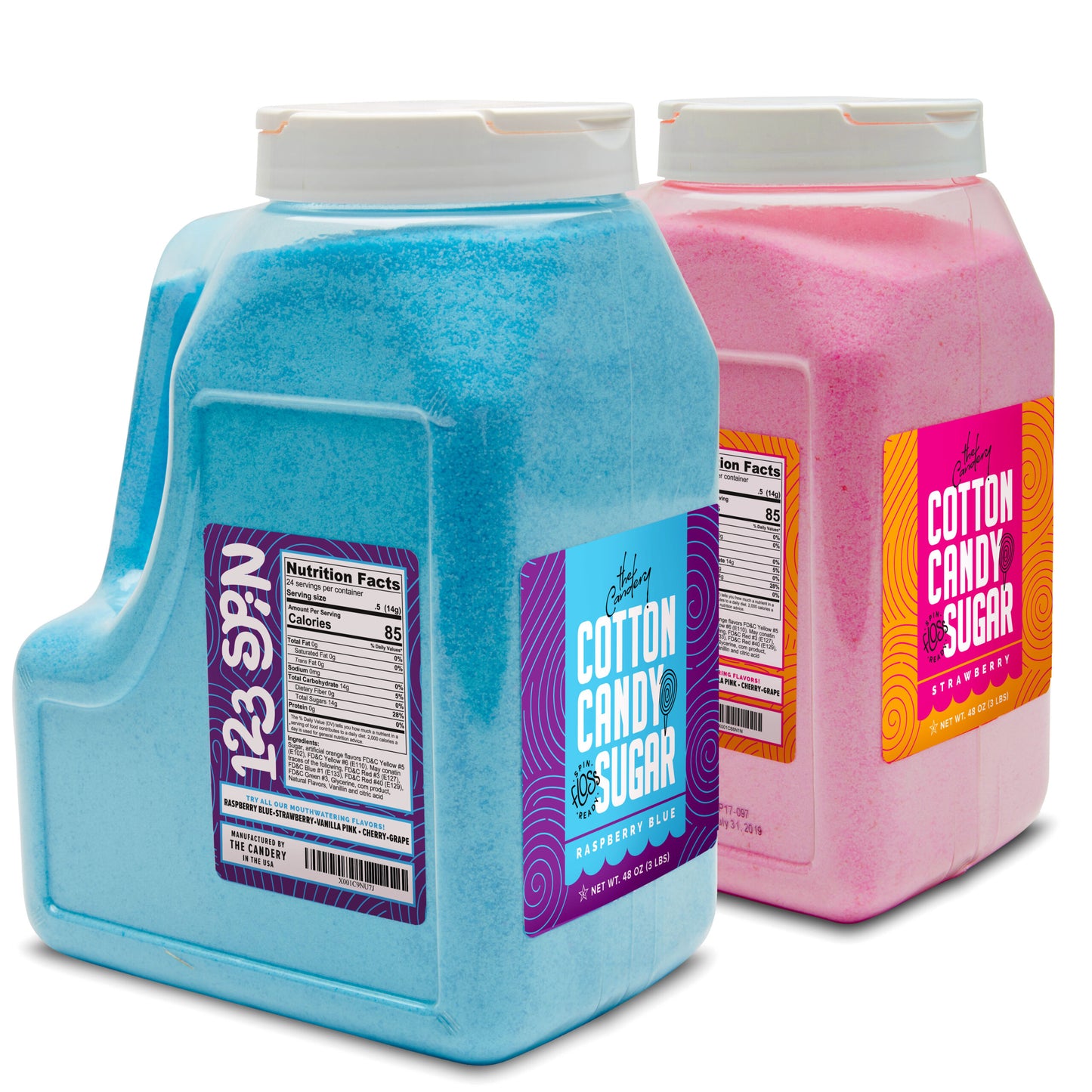 2-Pack Jumbo (6 lb) Cotton Candy Floss Sugar