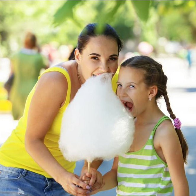 Standard Cotton Candy Machine Kit With 5-Pack Sugar Floss