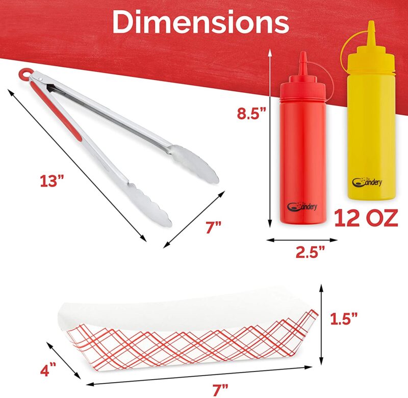 All-in-One Hot Dog Accessories Set